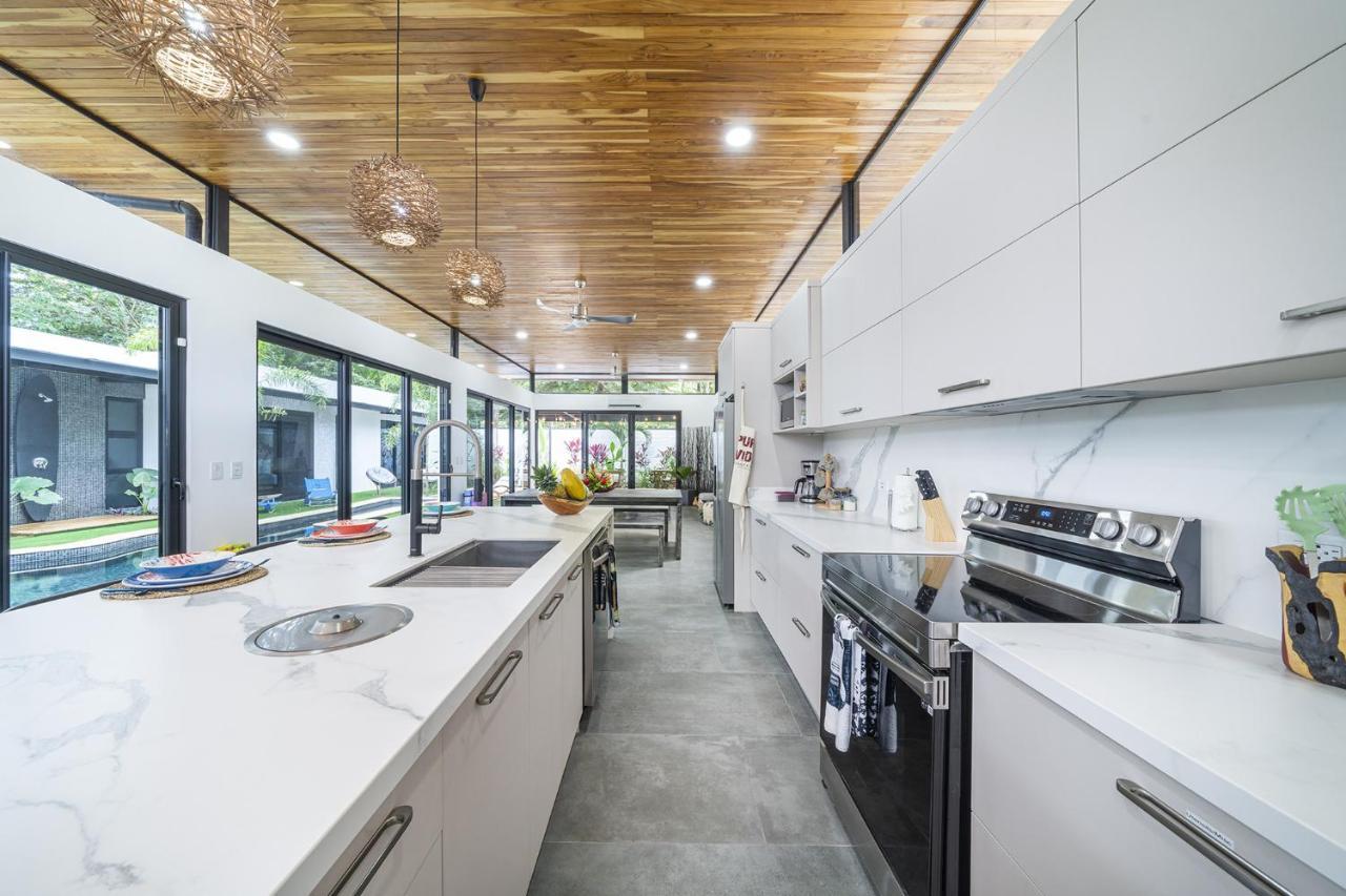 Villa Playa Potrero - New Modern House, Pool In Guitar Shape - Casa Guitarra Exterior foto