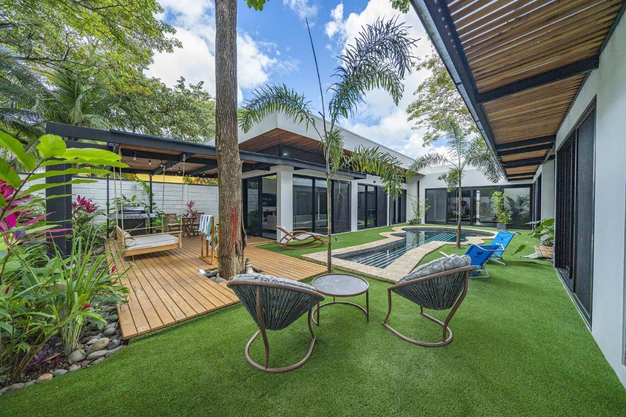 Villa Playa Potrero - New Modern House, Pool In Guitar Shape - Casa Guitarra Exterior foto